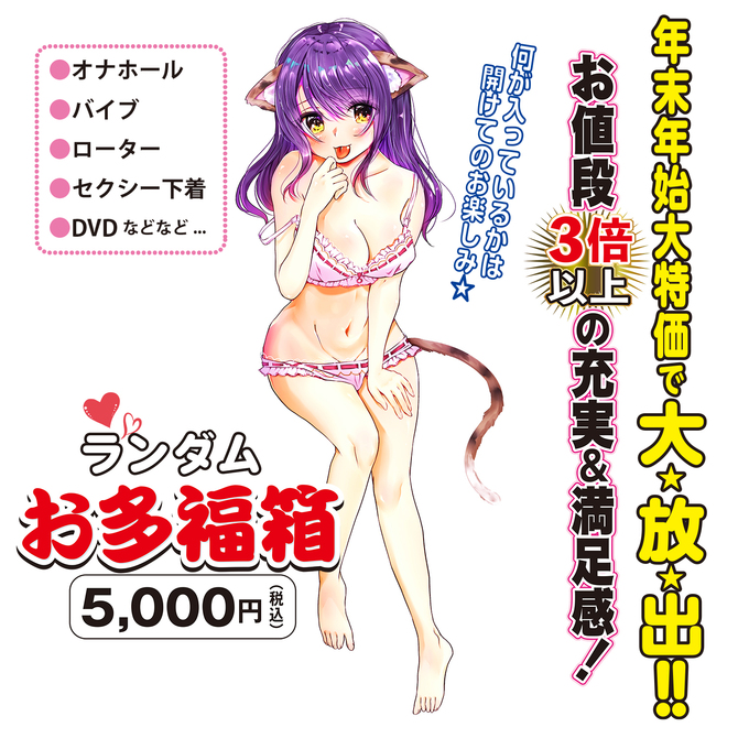 ランダムお多福箱 5000円【数量限定】（福袋） 商品説明画像2
